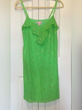 Lilly Pulitzer 98% Silk dress EXCELLENT condition pls READ description womens S